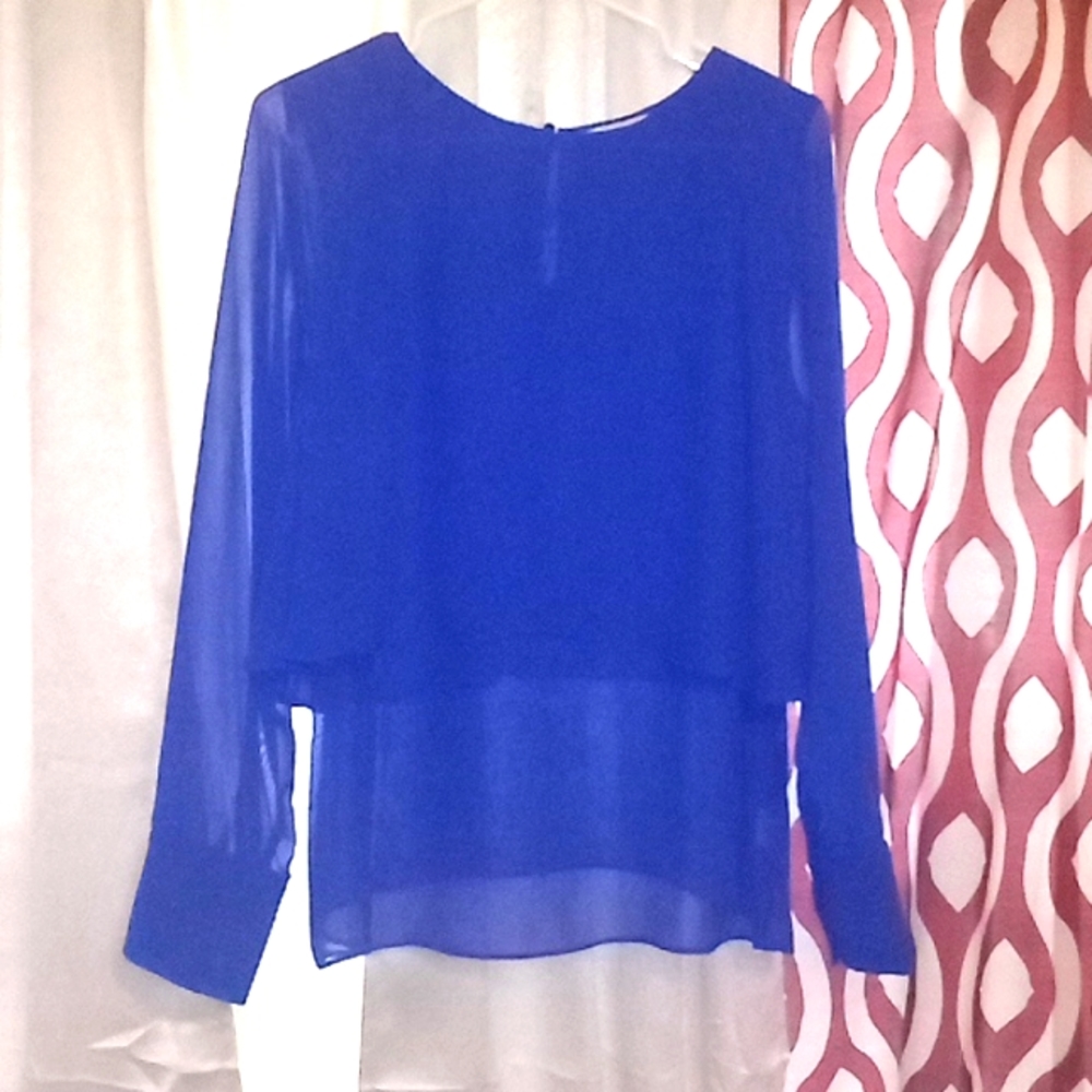 Blouse blue Belle Sky L
